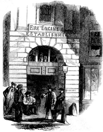 Fire Station Chandos Street 1861