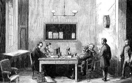 Parliament Telegraph Room 1859
